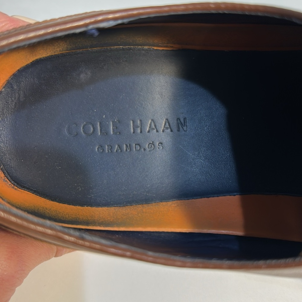 Cole Haan Grand OS C11629 Brown Leather Men’s Dress Shoes 11.5 - Picture 6 of 6
